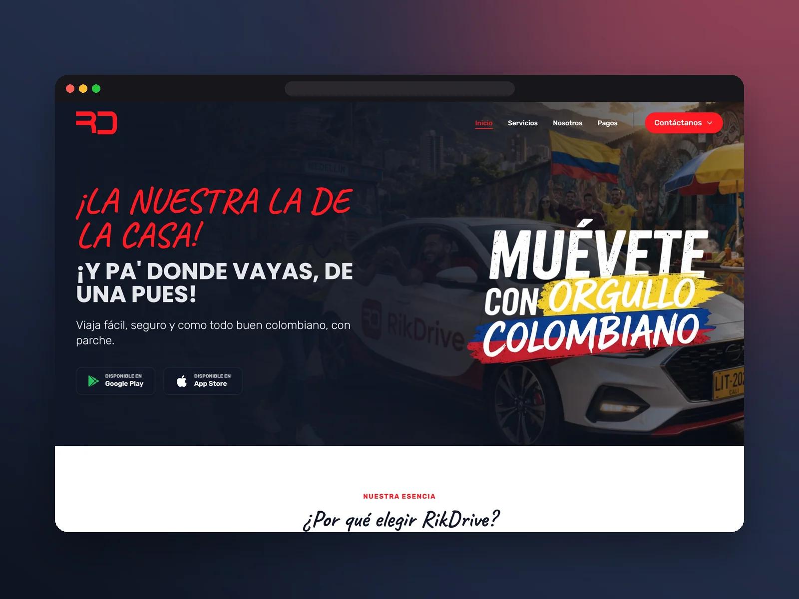 Screens of RikDrive Web